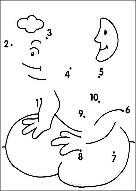 Раскраска по цифрам распечатать для малышей - 3 задания