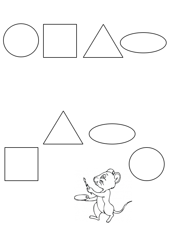 геометрические фигуры прямоугольник круг треугольник и квадрат