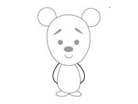 Как нарисовать для детей медвеженка 