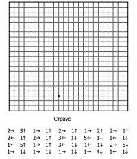 Графический диктант по клеточкам (70 фото) - простые и сложные примеры для детей 5, 6, 7 лет