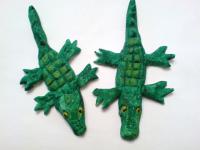 Крокодилы из пластилина 